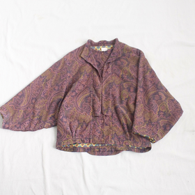 群馬県 高崎市 古着屋en paisley pattern design jacket